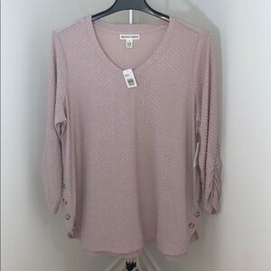 New Women’s New York Laundry Plus Size Lavender Top